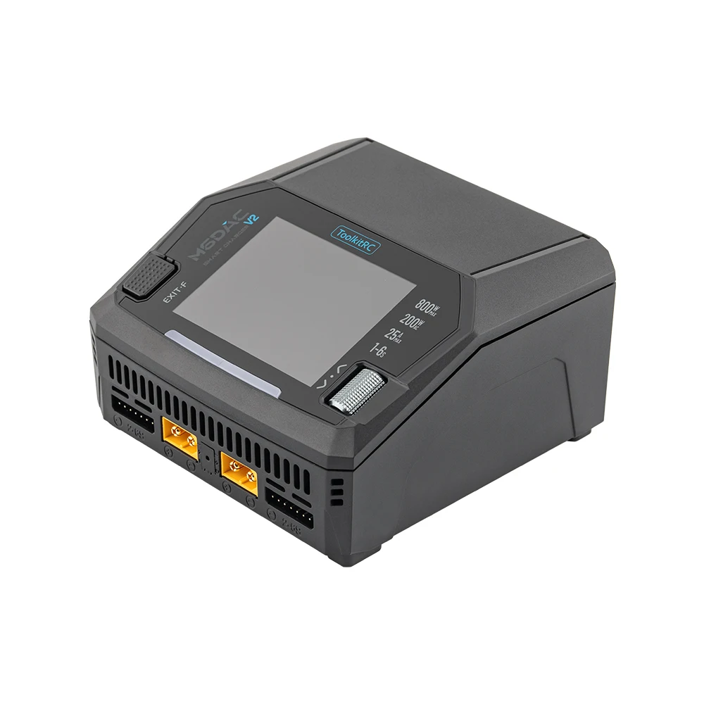 Toolkitrc M6Dac Smart Charger - ToolkitRC M6DAC PRO V2 デュアルチャンネル スマートリポバッテリー充電器・放電器