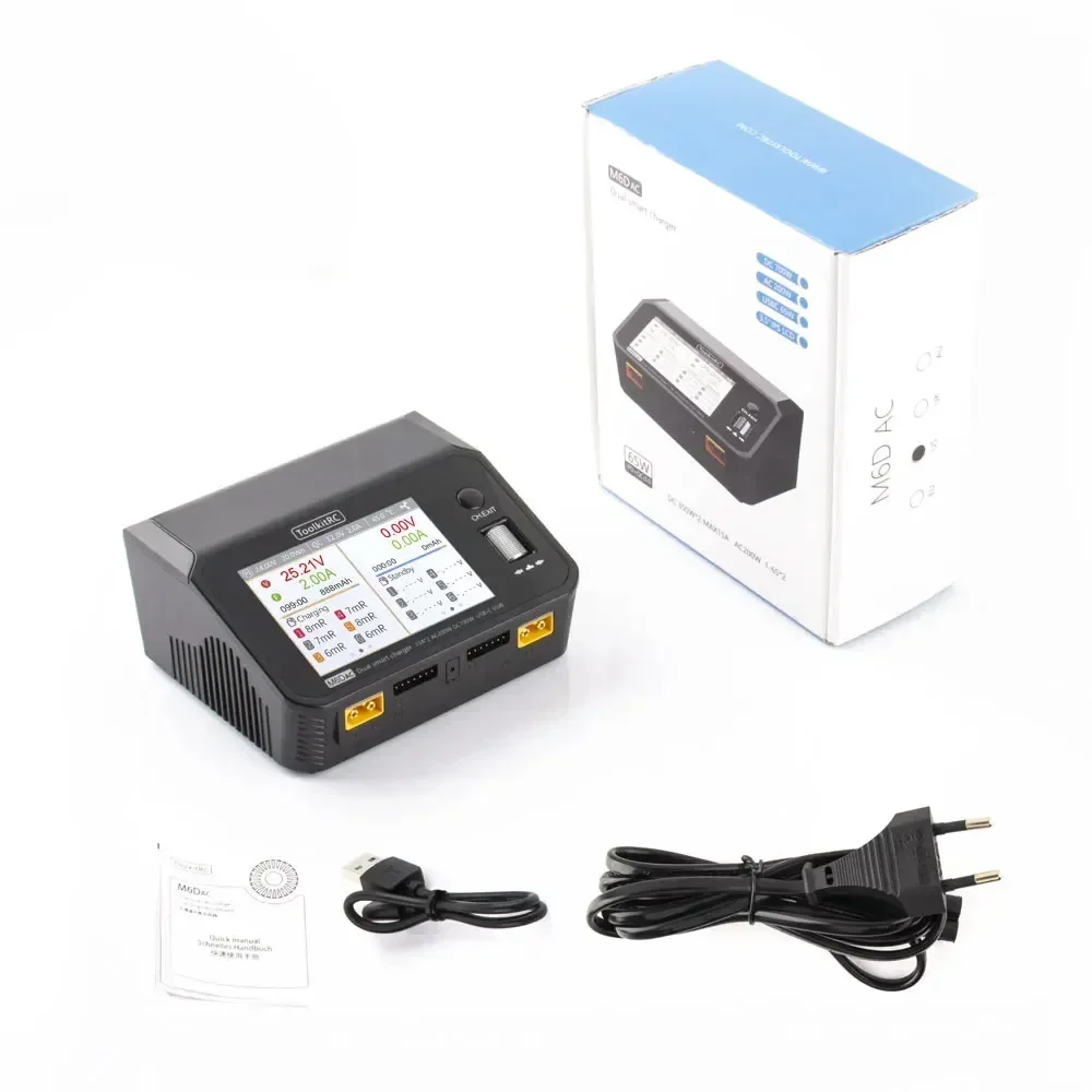 ToolkitRC M6DAC スマートバランス充電器 70 - Toolkitrc M6Dac Smart Charger のレビューと価格
