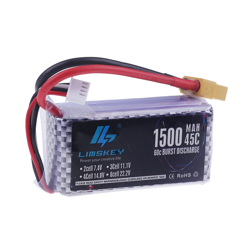 リポバッテリー 2S 3S 4S 6S 1500mAh 22 - 4S Lipo Battery 14.8V 6000Mah のレビューと価格