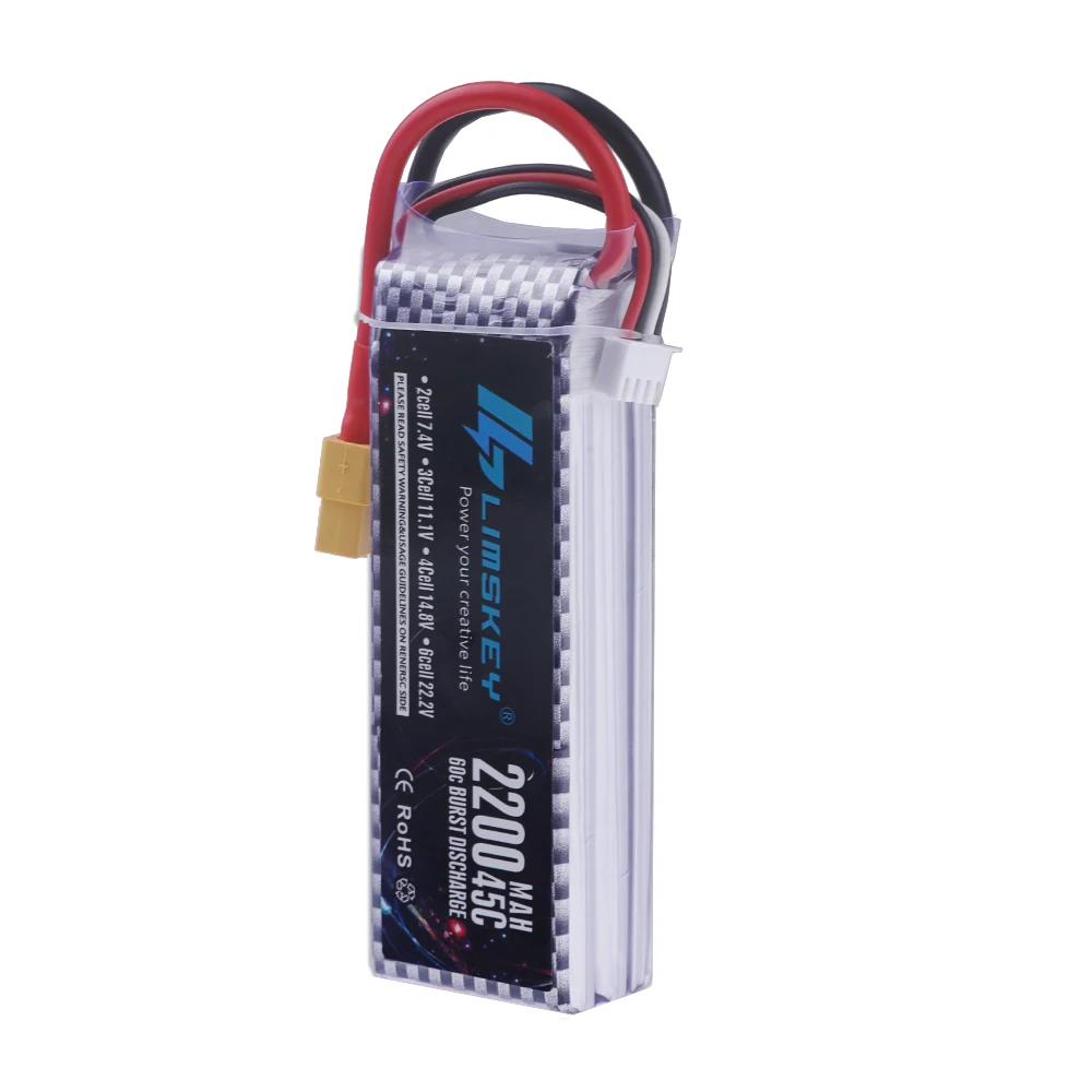 リポバッテリー 2S 3S 4S 6S 1500mAh 22 - 4S Lipo Battery 14.8V 6000Mah のレビューと価格
